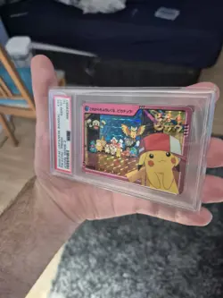Pokemon Pikachu 2000 Japanese Bandai Prism Anime Movie 2 Psa 10 #36 Pop 25 - Image 1