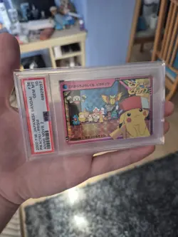 Pokemon Pikachu 2000 Japanese Bandai Prism Anime Movie 2 Psa 10 #36 Pop 25 - Image 2