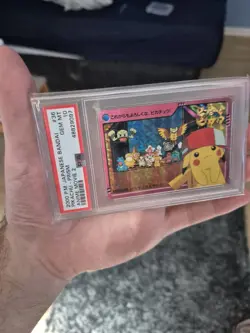 Pokemon Pikachu 2000 Japanese Bandai Prism Anime Movie 2 Psa 10 #36 Pop 25 - Image 3