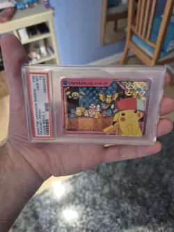 Pokemon Pikachu 2000 Japanese Bandai Prism Anime Movie 2 Psa 10 #36 Pop 25 - Image 4