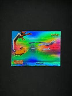 topps Pokemon The First Movie Rainbow Holo Foil #39 Farewell - Image 1