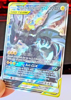 Pokemon TCG: Pikachu & Zekrom GX Sun & Moon Black Star Promo SM168 Holo MINT - Image 2