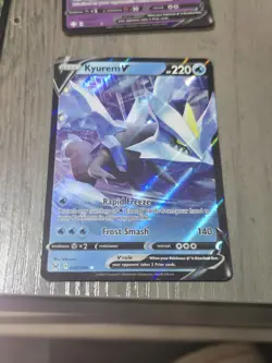 Pokemon TCG Kyurem v Lost Origin Ultra Rare Holo Card 048/196 - Image 1