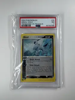 Absol Holo 96/95 Team Magma Vs Team Aqua Pokemon PSA 7 - Image 1