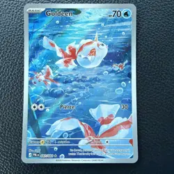 Pokemon TCG Pitch Black Goldeen 087/084 Illustration Rare NM - Image 1