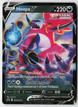 Pokemon Hoopa V SWSH176 Holo P Sword & Shield Promo NM - Image 1
