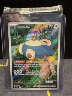 Pokemon Scarlet & Violet 151 - Snorlax Holo Black Star Promo (Sealed/NM) 051 - Image 1