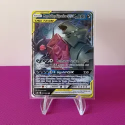 Pokemon Sun & Moon Mega Sableye & Tyranitar GX TAG TEAM Holo 097/204 IND - Image 1