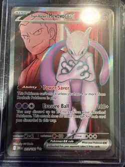 Team Rocket's Mewtwo 2-PACK ex 240/182 Sv10 Destined Rivals Hyper Rare Full Art - Image 2