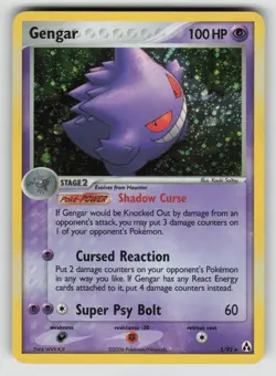 Gengar 5/92 Holo Rare Legend Maker Pokemon Near Mint - Image 1