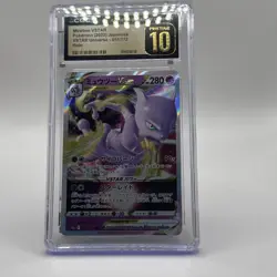 Pokemon Mewtwo VSTAR CGC Pristine 10 Holo Japanese VSTAR Universe 051/172 - Image 1