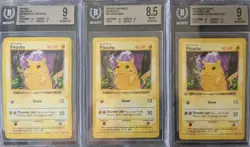 1999 POKEMON BASE SET PIKACHUS 1ST EDITION YELLOW, RED CHEEKS #58 BGS 9 MINT - Image 1