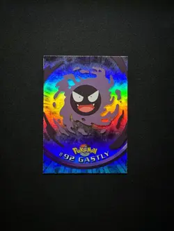 topps Pokemon TV Animation Edition Series 2 Rainbow Foil #92 Gastly - Image 1