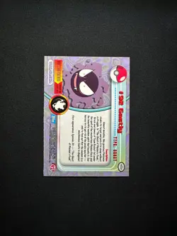 topps Pokemon TV Animation Edition Series 2 Rainbow Foil #92 Gastly - Image 2