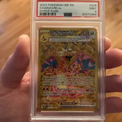 Pokemon TCG Charizard EX Obsidian Flames Holo Hyper Rare 228/197 PSA 9 - Image 1