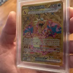 Pokemon TCG Charizard EX Obsidian Flames Holo Hyper Rare 228/197 PSA 9 - Image 3