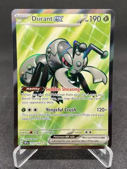 Pokemon TCG Durant Ex Scarlet & Violet Surging Sparks Holo Ultra Rare 215/191 - Image 1