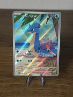 The Pokemon Company: Pokemon TCG Misty's Lapras 194/182 SV10 IR Full Art Holo NM - Image 1