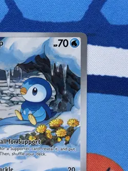 Piplup 098/094 - NM condition (off center) - Pokemon Phantasmal Flames Holo Rare - Image 3