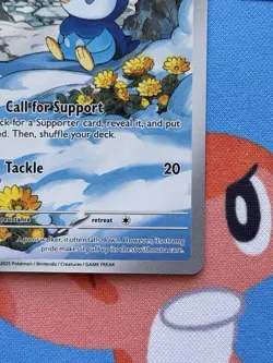 Piplup 098/094 - NM condition (off center) - Pokemon Phantasmal Flames Holo Rare - Image 4