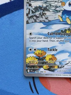 Piplup 098/094 - NM condition (off center) - Pokemon Phantasmal Flames Holo Rare - Image 5