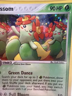 POKEMON EX UNSEEN FORCES BELLOSSOM Stage 2 HOLO CGC 9 3/115 2005 - Image 3