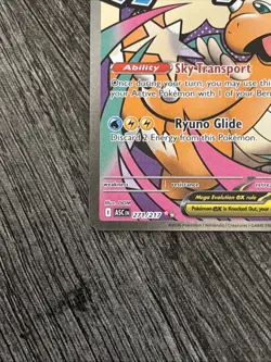 Pokemon TCG Mega Dragonite EX 271/217 Secret Rare Full Art Holo English - Image 5