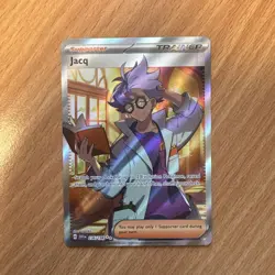 Jacq 236/198 Ultra Rare Scarlet & Violet Pokemon Holo Near Mint - Image 1