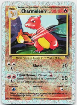 Charmeleon 37/110 Uncommon Legendary Collection Pokemon Reverse Holo HP - Image 1