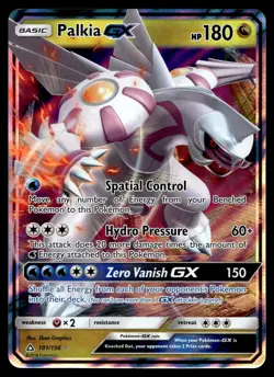 POKEMON PALKIA GX ULTRA PRISM 101/156 HOLO GX RARE NM/M - Image 1