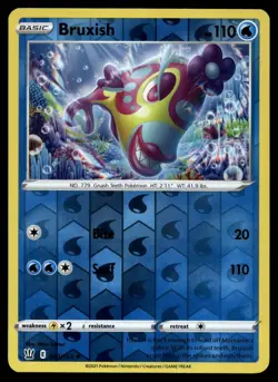 POKEMON BRUXISH BATTLE STYLES 043/163 REVERSE HOLO UC NM/M - Image 1