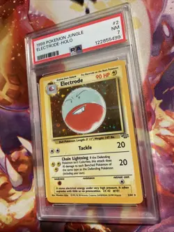 1999 POKEMON JUNGLE #2 ELECTRODE-HOLO PSA 7 - Image 1