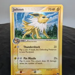 Pokemon Jolteon 3/17 POP Series 3 Holo Rare 2006 TCG LP-NM ⚡ - Image 1