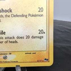 Pokemon Jolteon 3/17 POP Series 3 Holo Rare 2006 TCG LP-NM ⚡ - Image 5