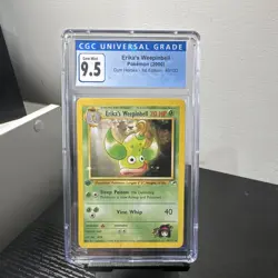 CGC 9.5 Erika's Weepinbell 1st Edition Gym Heroes 49/132 2000 English - Image 1