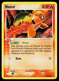 Numel 68/107 Common Deoxys Pokemon Lightly Played - Image 1