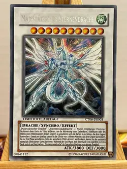 Majestatischer Sternendrache CT06-DE003 Secret Rare Deutsch EX YUGIOH - Image 1