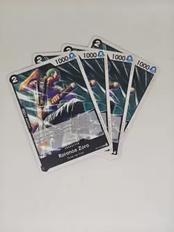 One Piece OP15-094 Roronoa Zoro Playset 4x English NM TCG - Image 1