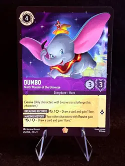 Lorcana - Dumbo - Ninth Wonder of the Universe 45/204 - Fabled - Regular - NM!! - Image 1