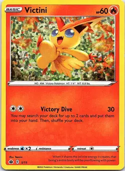 Victini Holo McDonald's Promos 2022 005/015 Promo Pokemon Near Mint Pokemon Card - Image 1