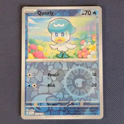 Quaxly 052/198 - Scarlet & Violet - Common Reverse Holo Pokemon Card - NM - Image 1