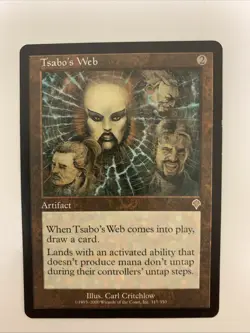 MTG NM Tsabo's Web Invasion Rare Regular Colorless Artifact - Image 1