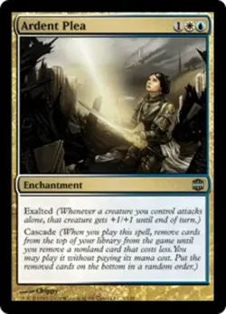 MTG Ardent Plea, Alara Reborn, Heavily Played, English - Image 1