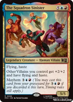 MTG The Squadron Sinister Card #96 Commander: Marvel Super Heroes NM Magic - Image 1