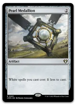 Pearl Medallion #401 (LP) Commander Masters CMM Magic MTG - Image 1