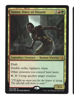 1x Samut, Voice of Dissent - Foil NM-Mint, English Amonkhet MTG Magic - Image 1