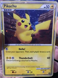 Pokemon Pikachu TCG World PW Collection 2010 English, LP Condition - Image 1