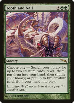 MTG Tooth and Nail - 134 / English / Lightly Played - Image 1