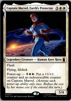 Captain Marvel, Earth's Protector 11 Marvel Super Heroes Magic: The Gathering NM - Image 1