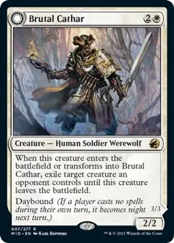MTG Foil - Brutal Cathar - 7 / NM / English - Image 1